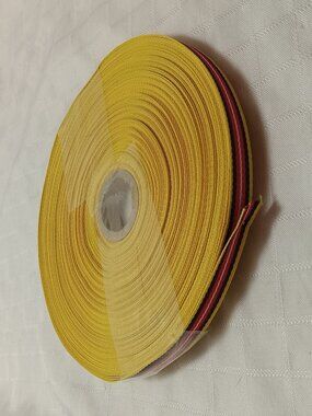 Vintage ribbon for DIY & craft - yellow, blue, white and red - 50 meters - NEW